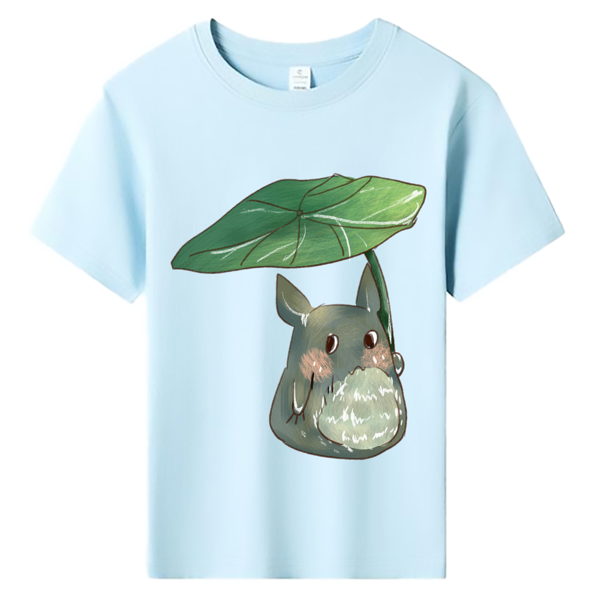 （画像用） となりのトトロ 草壁メイ 草壁サツキ My Neighbor Totoro Satsuki Kusakabe Mei Kusakabe 綿100％キッズTシャツ（フロントプリント）